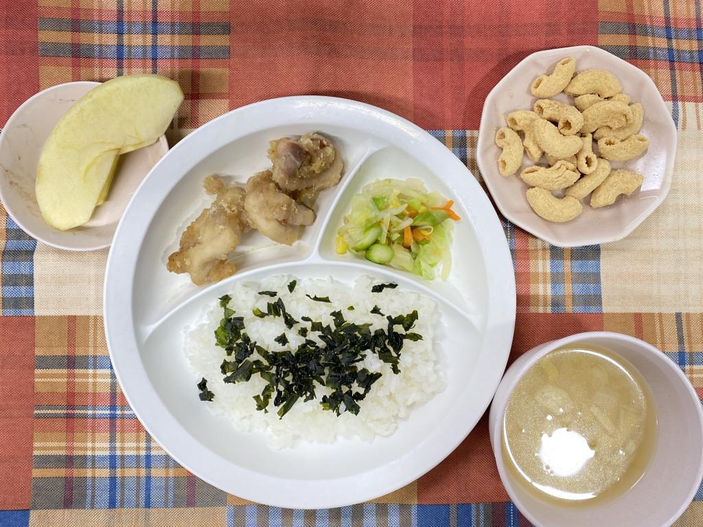 本日のお給食・おやつ