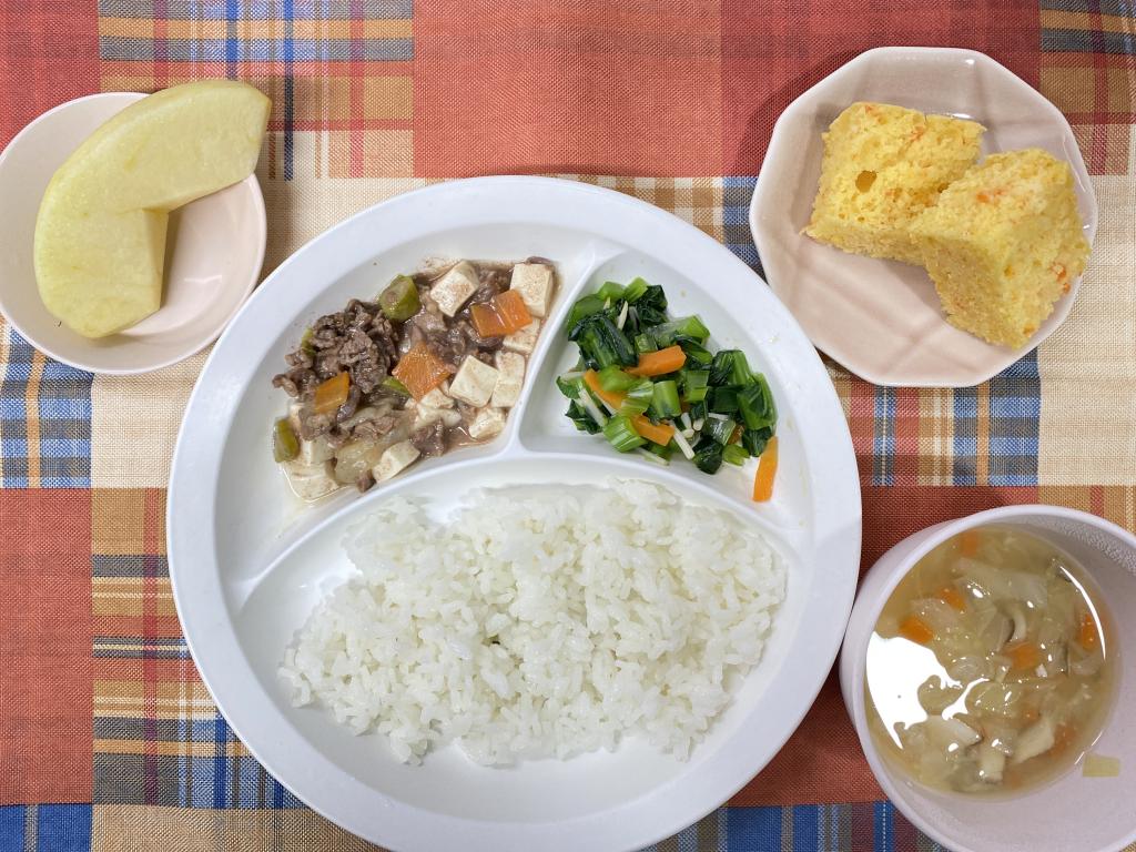 本日のお給食・おやつら