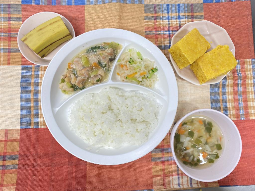 本日のお給食・おやつ