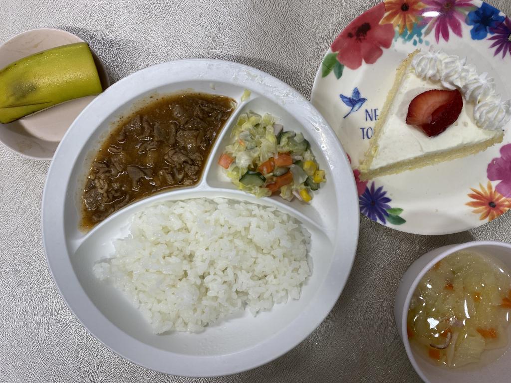 本日のお給食・おやつ