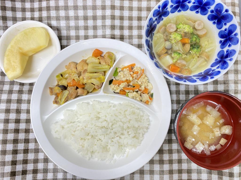 本日のお給食・おやつ