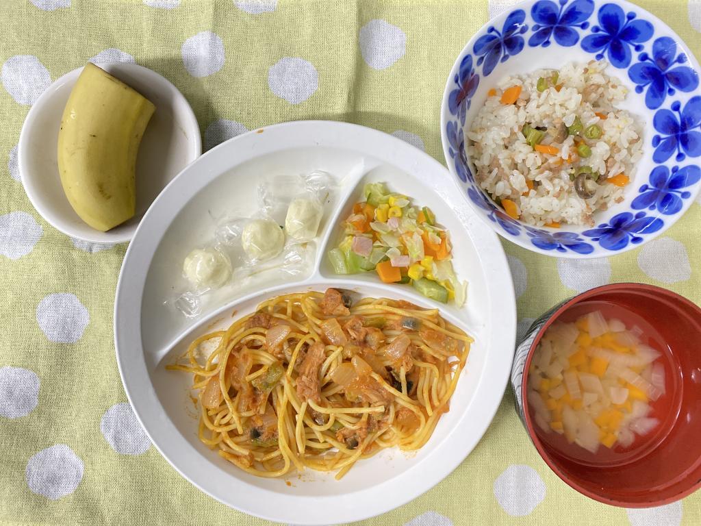 本日のお給食・おやつ