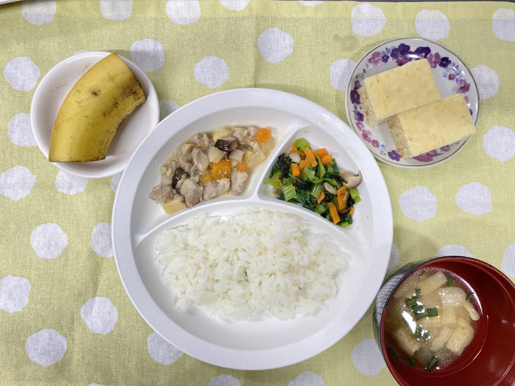 本日のお給食:おやつ