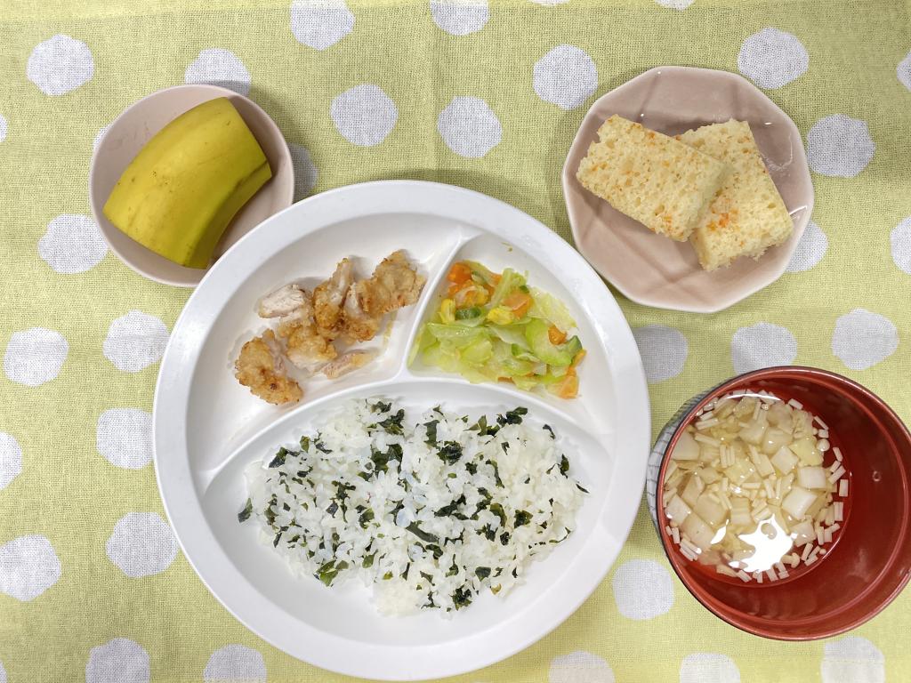 本日のお給食・おやつ