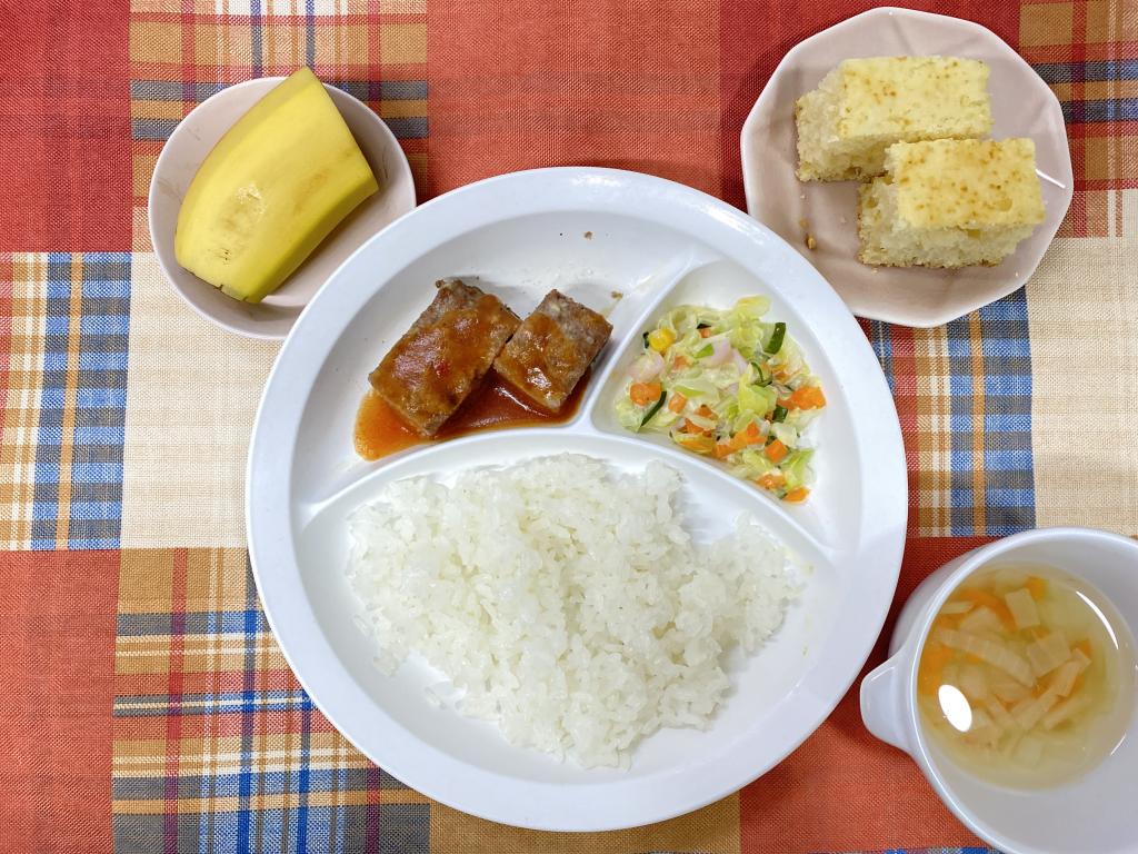 本日のお給食・おやつ