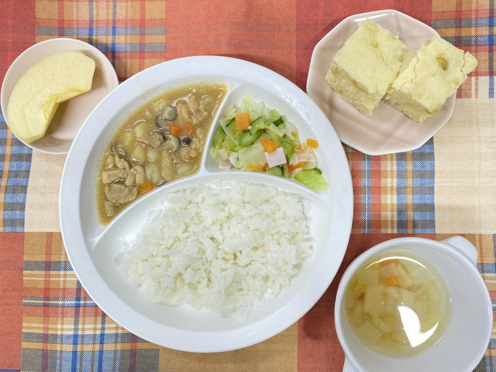 本日のお給食・おやつ