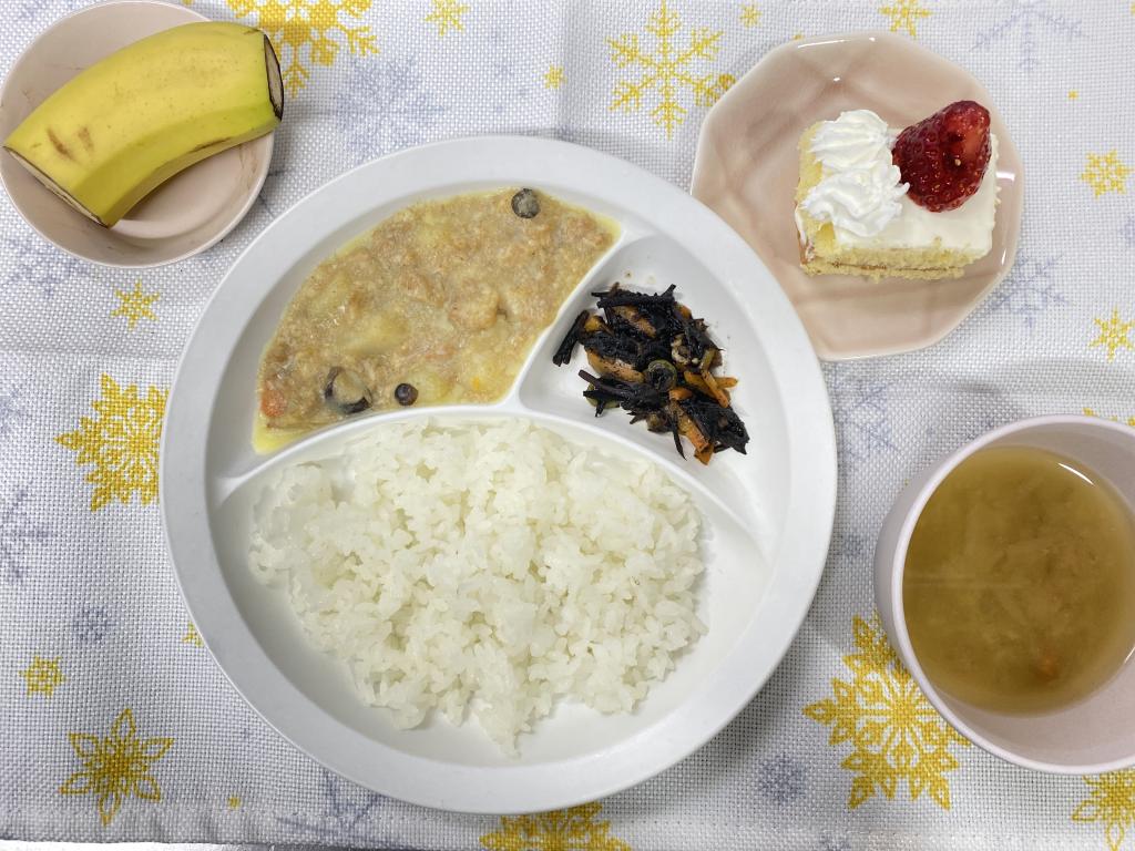 本日のお給食・おやつ