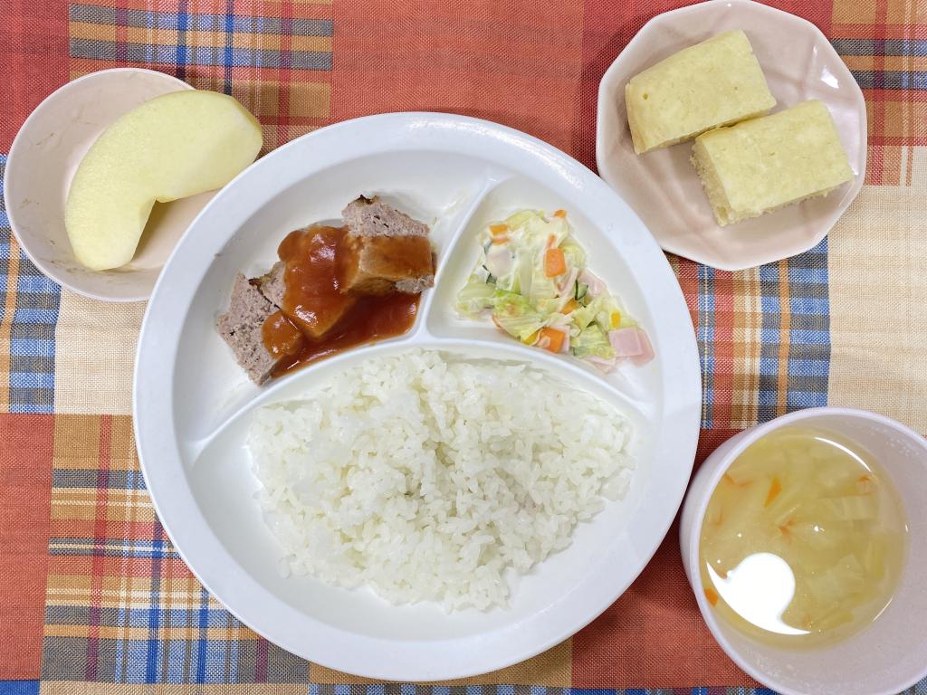 本日のお給食・おやつ