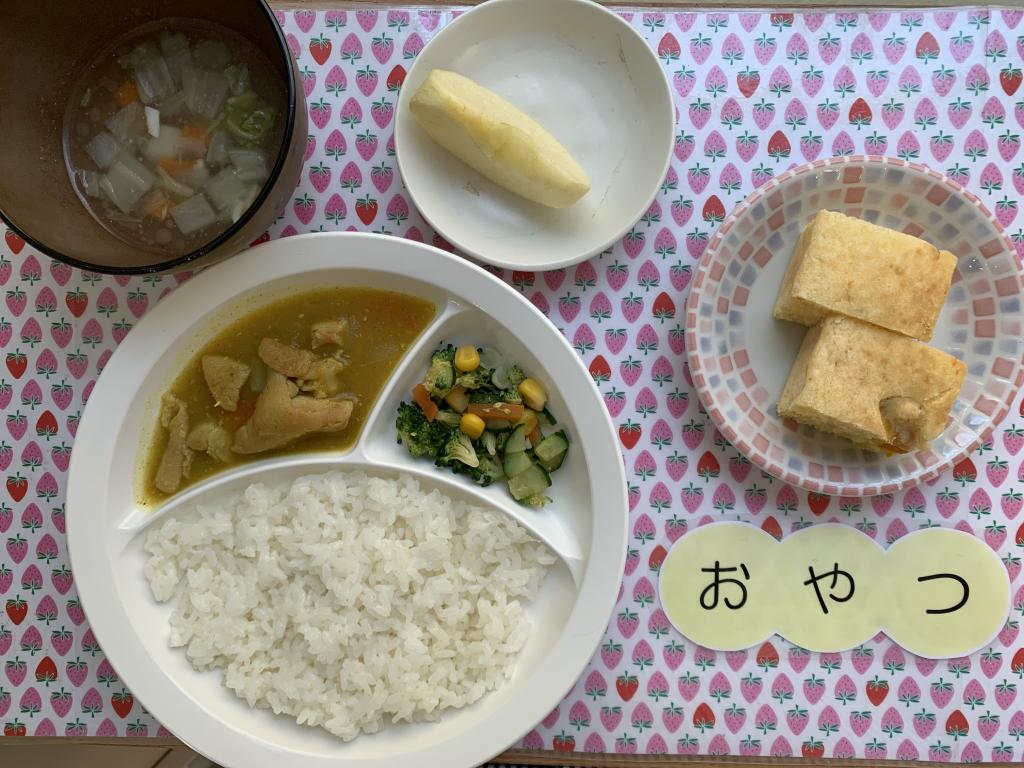 本日のお給食・おやつ