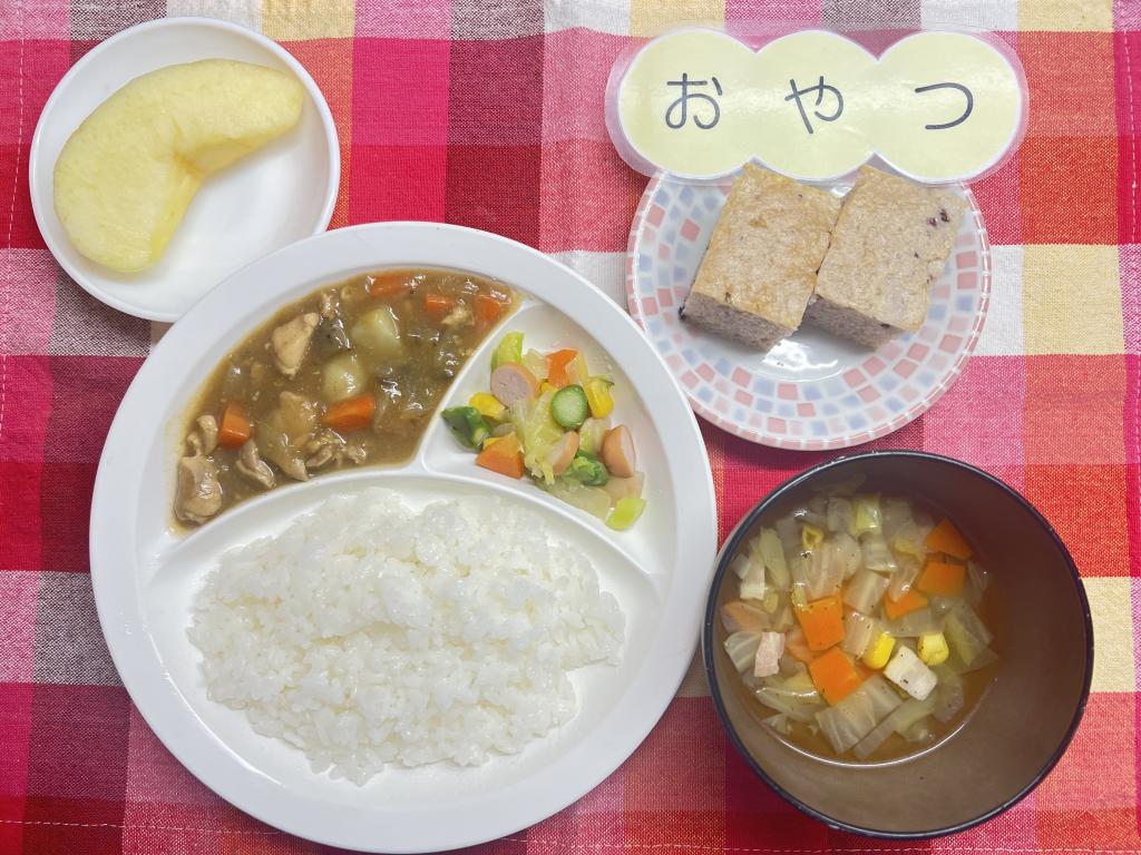 本日のお給食・おやつ