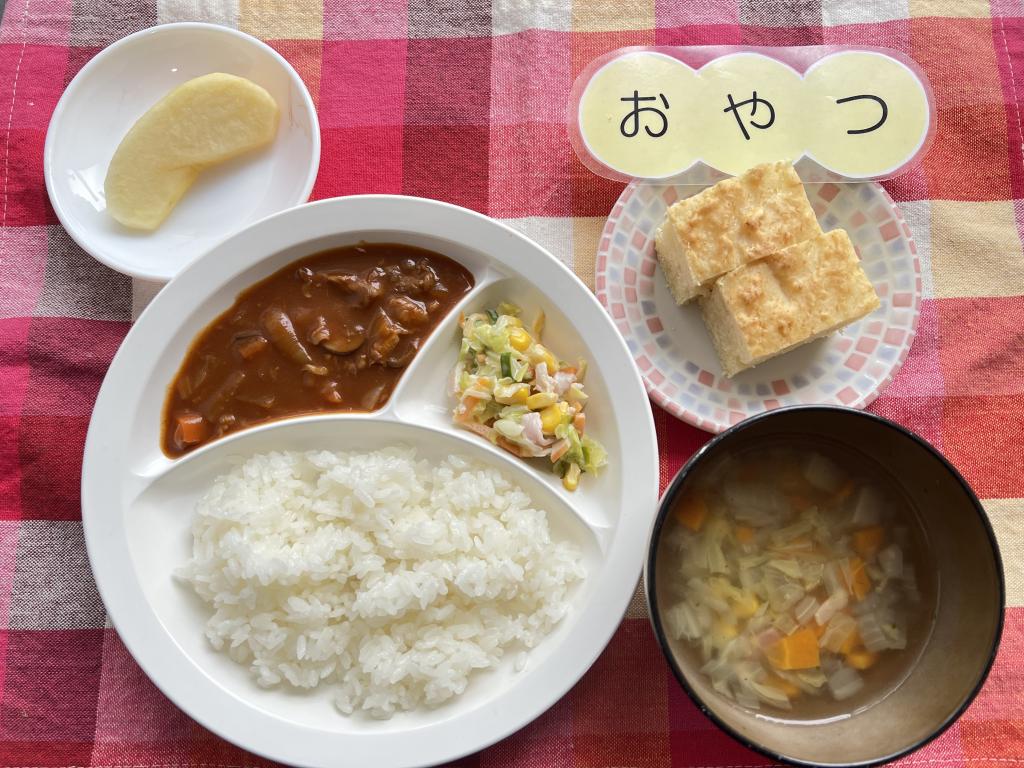 本日のお給食・おやつ