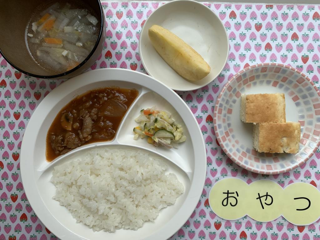 本日のお給食・おやつ