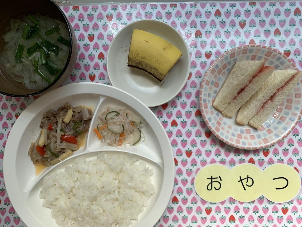 本日のお給食・おやつ