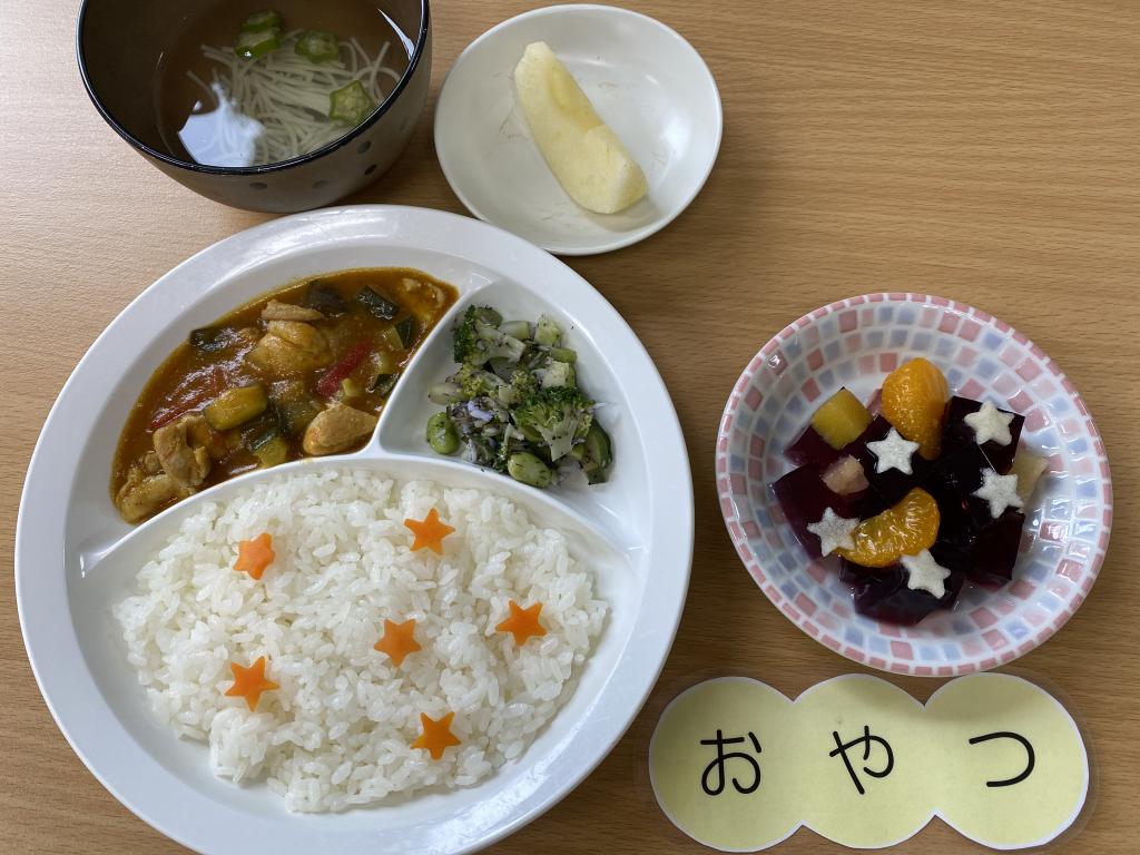 本日のお給食・おやつ