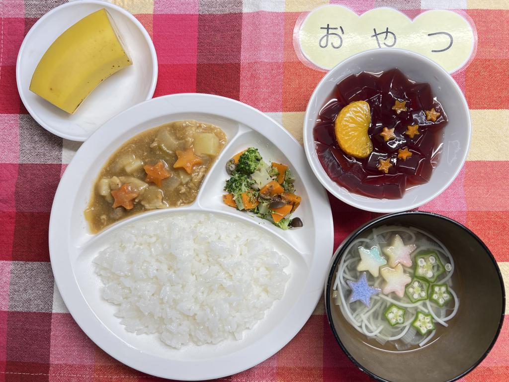 本日のお給食・おやつ