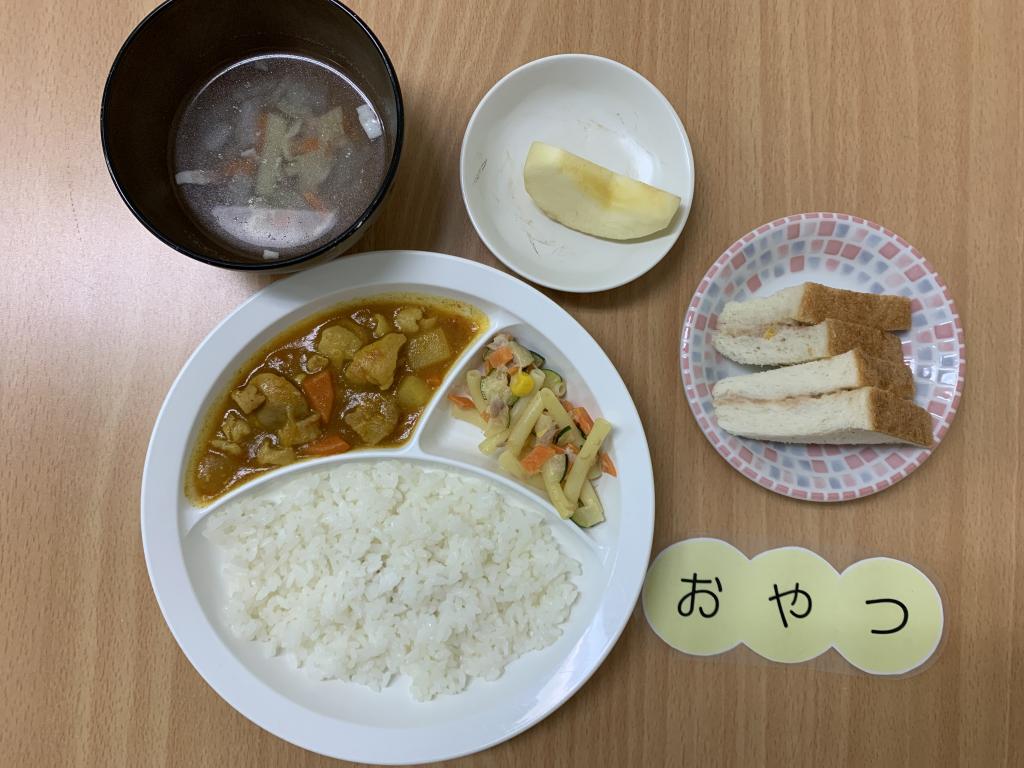 本日のお給食・おやつ