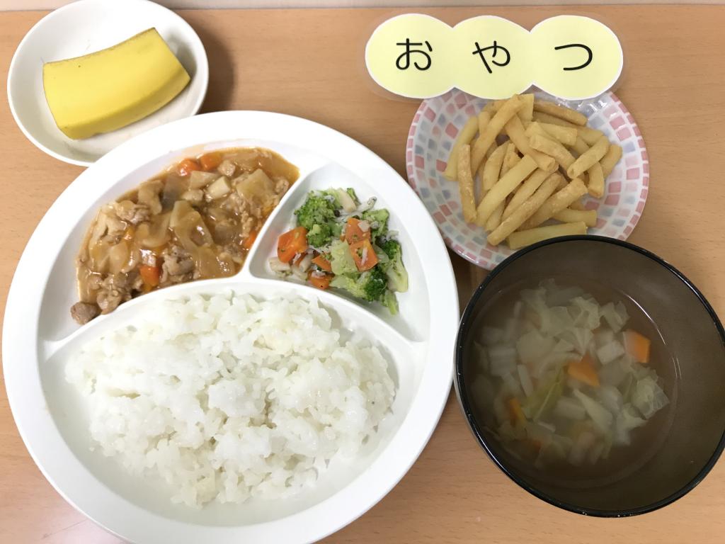 本日のお給食・おやつ