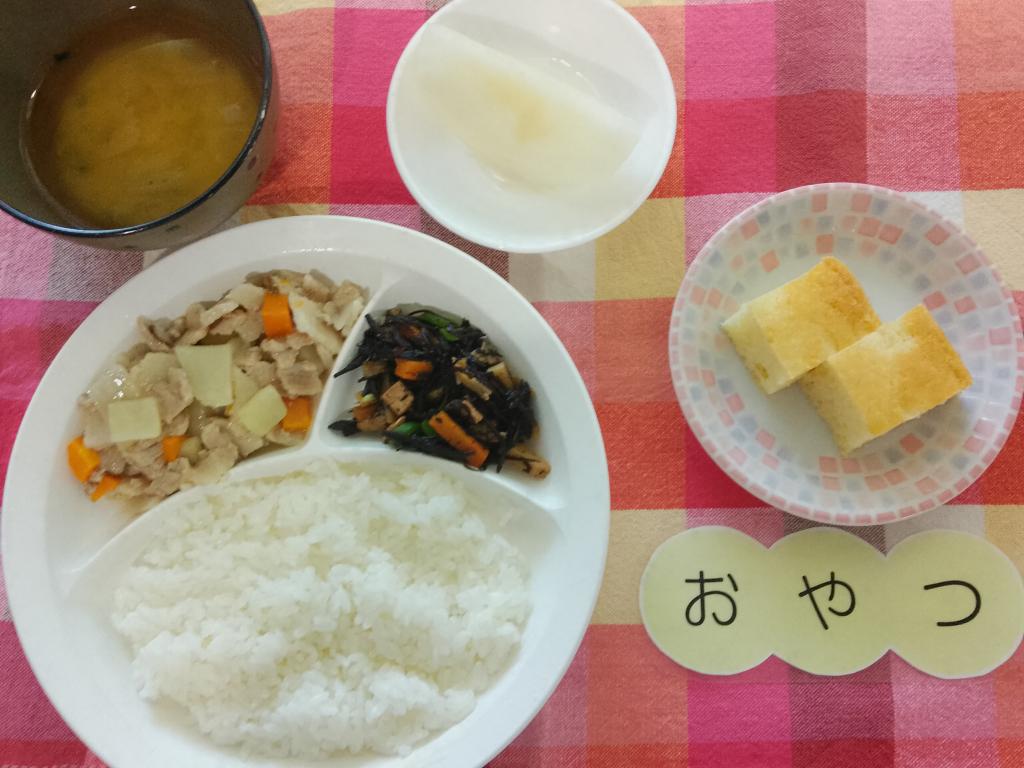 9/9 本日のお給食・おやつ