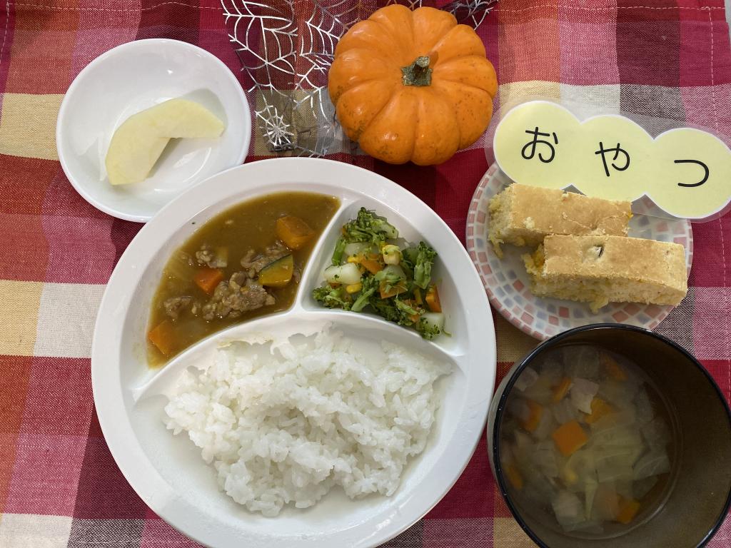 本日のお給食・おやつ