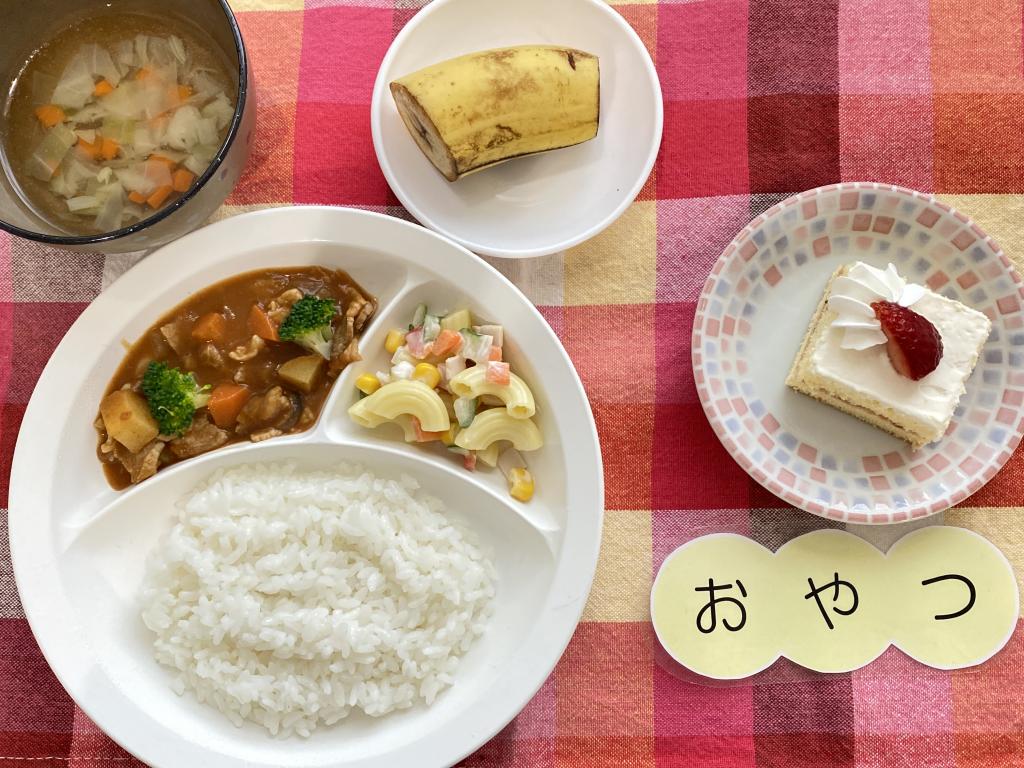 12/18(月) 本日のお給食・おやつ