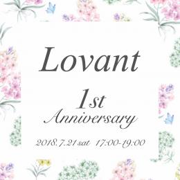 7月21日(土)17:00〜19:00　1stAnniversary