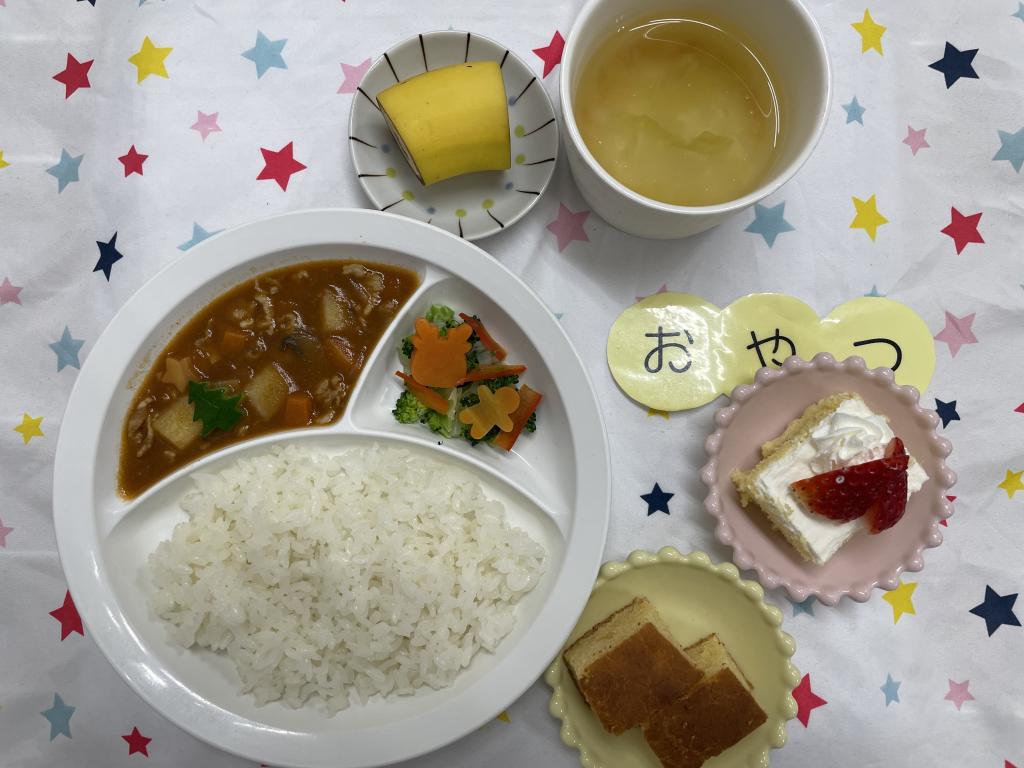 本日のお給食・おやつ