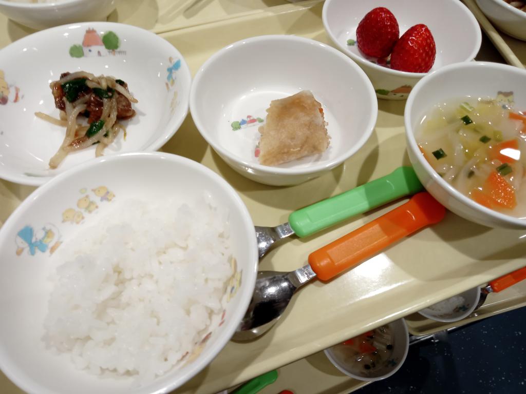 立川市人気の保育園 ～給食～2/24