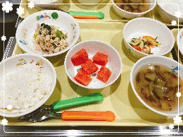 立川市人気の保育園 ～7/9 給食～