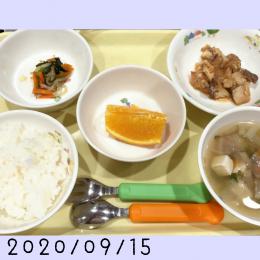 立川市人気の保育園 ～9/15 給食～